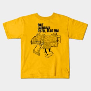 Bolt Launcher Blk Kids T-Shirt